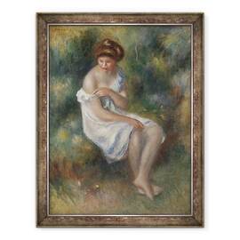 Tablou inramat - Pierre Auguste Renoir - La scaldat IV, 60 x 80 cm - - Roveli