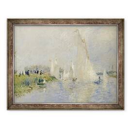 Tablou inramat - Pierre Auguste Renoir - Regatta in Argenteuil, 60 x 80 cm - - Roveli