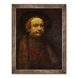 Tablou inramat - Rembrandt Harmensz van Rijn - Autoportret, 60 x 80 cm - - Roveli