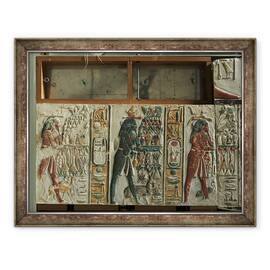 Tablou inramat - Egyptian 18th Dynasty - Ofrandele care poarta Nome Zeii, 60 x 80 cm - - Roveli