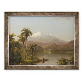 Tablou inramat - Frederic Edwin Church - Tamaca Palms, 60 x 80 cm - - Roveli
