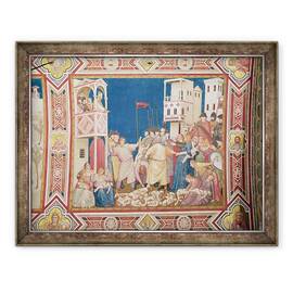 Tablou inramat - Giotto di Bondone - Masacrul Inocentilor, 60 x 80 cm - - Roveli