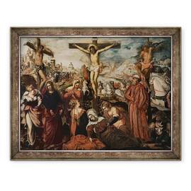 Tablou inramat - Jacopo Robusti Tintoretto - Crucifixion, 60 x 80 cm - - Roveli