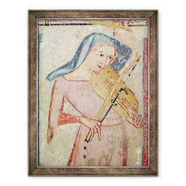 Tablou inramat - Juan Oliver - Sfintii Feminine la mormant si inviere, detaliu al violonistului, 60 x 80 cm - - Roveli