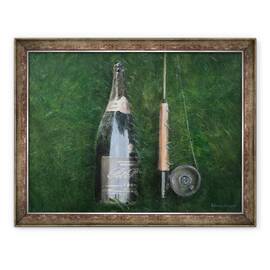 Tablou inramat - Lincoln Seligman - Sticla si tija II, 60 x 80 cm - - Roveli