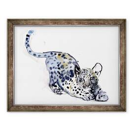Tablou inramat - Mark Adlington - Cub de intindere Leopard arab, 60 x 80 cm - - Roveli