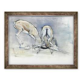Tablou inramat - Mark Adlington - Gazele II, 60 x 80 cm - - Roveli