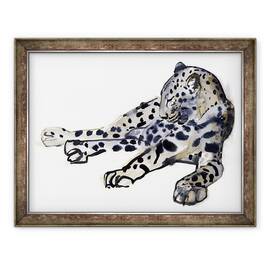 Tablou inramat - Mark Adlington - Recumbent Leopard arab, 60 x 80 cm - - Roveli