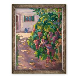 Tablou inramat - Marta Martonfi-Benke - in podgorie, 60 x 80 cm - - Roveli