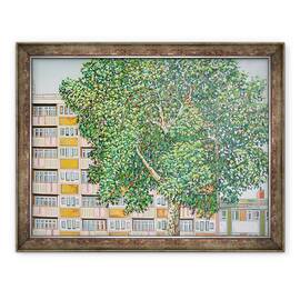 Tablou inramat - Noel Paine - Canning Town de vara, 60 x 80 cm - - Roveli