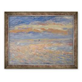 Tablou inramat - Pierre Auguste Renoir - Sunset, 60 x 80 cm - - Roveli