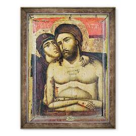 Tablou inramat - Scoala Italiana - Pieta, 60 x 80 cm - - Roveli