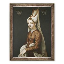 Tablou inramat - Scoala otomana - Haseki Hurem Sultan, 60 x 80 cm - - Roveli