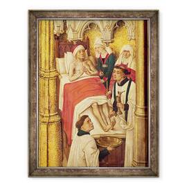 Tablou inramat - Vrancke van der Stockt - Triptic al Izbavirii, Sacramentul Unchirii Extreme, 60 x 80 cm - - Roveli
