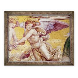 Tablou inramat - Luca Signorelli - Detaliu al celor alesi in Paradis, de la Capela Madonnei di San Brizio, 60 x 80 cm - - Roveli