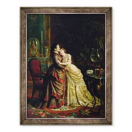 Tablou inramat - Sergei Ivanovich Gribkov - inainte de casatorie, 60 x 80 cm - - Roveli