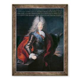 Tablou inramat - Hyacinthe Francois Rigaud - James Stuart Fitzjames 1670-1734 Primul Duce de Berwick, 60 x 80 cm - - Roveli