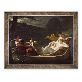 Tablou inramat - Constance Marie Mayer-Lamartiniere - Visul fericirii, 60 x 80 cm - - Roveli