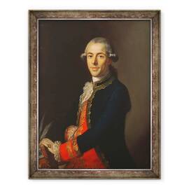 Tablou inramat - Joaquin Inza - Tomas de Iriarte 1750-91, 60 x 80 cm - - Roveli