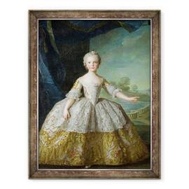 Tablou inramat - Jean-Marc Nattier - Infanta Isabelle de Bourbon-Parma 1741-63 1749, 60 x 80 cm - - Roveli