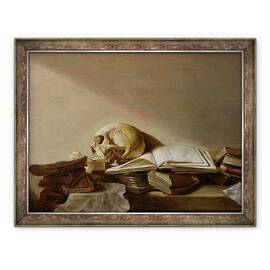 Tablou inramat - Jan Davidsz. de Heem - Vanitas, 60 x 80 cm - - Roveli