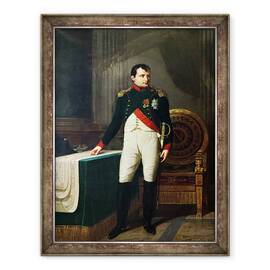Tablou inramat - Robert Lefevre - Portretul lui Napoleon Bonaparte 1769-1821 1809, 60 x 80 cm - - Roveli