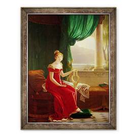 Tablou inramat - Francois Richard Fleury - Hortense de Beauharnais 1783-1837, 60 x 80 cm - - Roveli