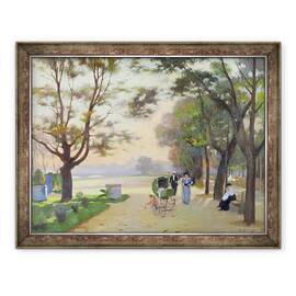 Tablou inramat - Jules Ernest Renoux - Cours-la-Reine, 60 x 80 cm - - Roveli