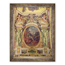Tablou inramat - Charles Le Brun - Restabilirea drepturilor de navigatie in 1663, 70 x 90 cm - - Roveli