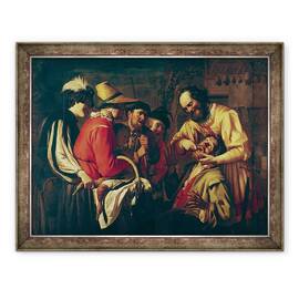 Tablou inramat - Gerrit van Honthorst - Extractorul de dinti, 70 x 90 cm - - Roveli