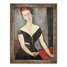 Tablou inramat - Amedeo Modigliani - Doamna G. van Muyden, 70 x 90 cm - - Roveli