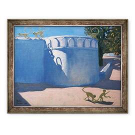 Tablou inramat - Andrew Macara - Templul maimutei, India, 70 x 90 cm - - Roveli