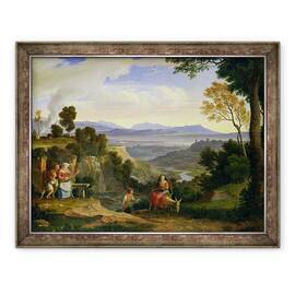 Tablou inramat - Joseph Anton Koch - La Ronciglione, 70 x 90 cm - - Roveli