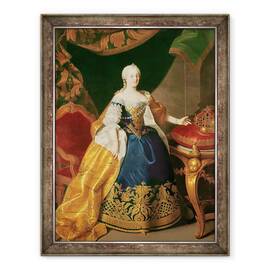 Tablou inramat - Martin Mytens - Portret De imparateasa Maria Tereza De Austria 1717-80, 70 x 90 cm - - Roveli