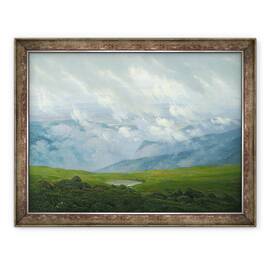 Tablou inramat - Caspar David Friedrich - Nori in deriva, 70 x 90 cm - - Roveli