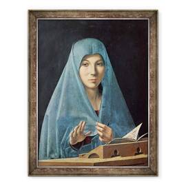 Tablou inramat - Antonello da Messina - Buna Vestire, 70 x 90 cm - - Roveli
