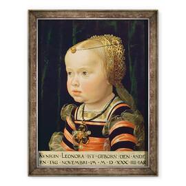 Tablou inramat - Jakob Seisenegger - Arhiducesa Eleanor de Mantua 1534-94, 70 x 90 cm - - Roveli