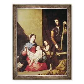 Tablou inramat - Jusepe de Ribera - Sfanta familie, 70 x 90 cm - - Roveli