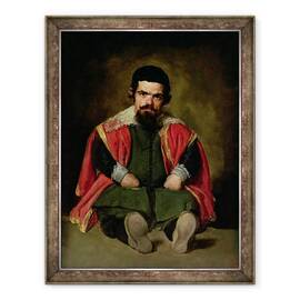 Tablou inramat - Diego Rodriguez de Silva y Velazquez - Don Sebastian de Morra, 70 x 90 cm - - Roveli