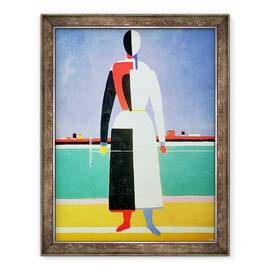 Tablou inramat - Kazimir Severinovich Malevich - Femeie cu grebla, 70 x 90 cm - - Roveli