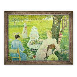 Tablou inramat - Theo van Rysselberghe - Familie in Livada, 70 x 90 cm - - Roveli