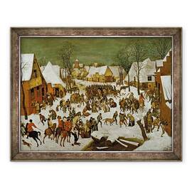 Tablou inramat - Pieter Brueghel the Younger - Masacrul inocentilor I, 70 x 90 cm - - Roveli