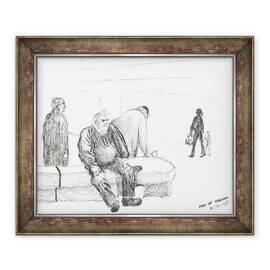 Tablou inramat - Vincent Alexander Booth - Barbat la Kendal, 2005, 50 x 60 cm - - Roveli