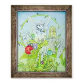 Tablou inramat - Wayne Anderson - Spirite de flori, 50 x 60 cm - - Roveli