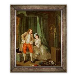 Tablou inramat - William Hogarth - Dupa, 50 x 60 cm - - Roveli