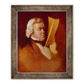 Tablou inramat - Samuel Laurence - William Makepeace Thackeray, 50 x 60 cm - - Roveli