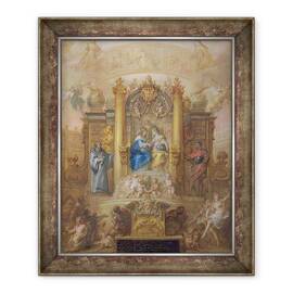 Tablou inramat - Theodore van Thulden - Alianta Frantei si Spaniei, 50 x 60 cm - - Roveli
