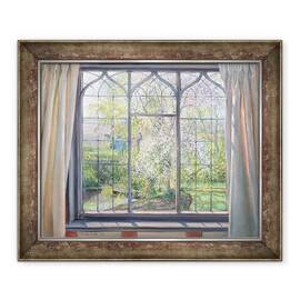 Tablou inramat - Timothy Easton - Apple Blossom impotriva salcie, 50 x 60 cm - - Roveli