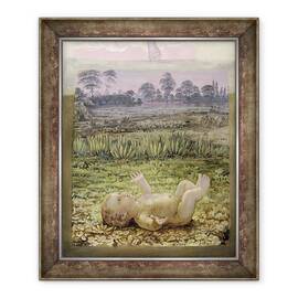 Tablou inramat - Philipp Otto Runge - Detaliu al Mortii a doua versiune, 50 x 60 cm - - Roveli