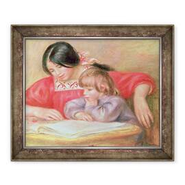 Tablou inramat - Pierre Auguste Renoir - Leontine si Coco, 50 x 60 cm - - Roveli